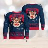 Michigan State Spartans Logo Big Snowflake Pattern Ugly Christmas Sweater