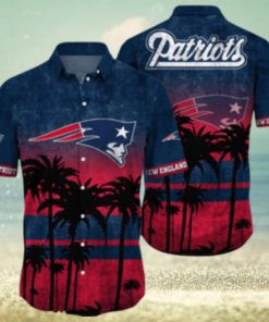 New England Patriots Logo Coconut Tropical Hawaiian Shirt Beach Gift For Fans