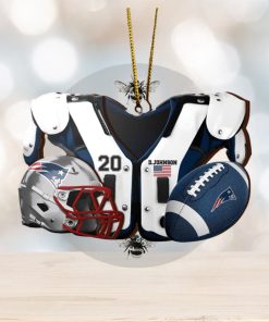 New England Patriots NFL Sport Ornament Custom Name And Number