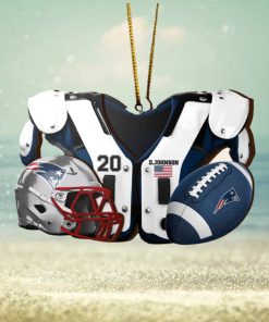 New England Patriots NFL Sport Ornament Custom Name And Number