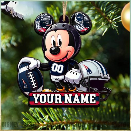 New England Patriots Ornaments, Mickey Christmas Decorations, Nfl Football Christmas