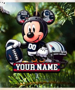 New England Patriots Ornaments, Mickey Christmas Decorations, Nfl Football Christmas