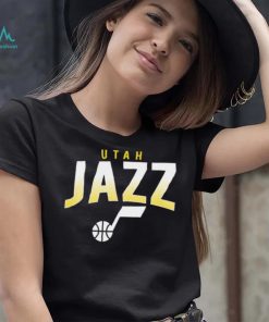 New Era Utah Jazz Black Logo Shirt