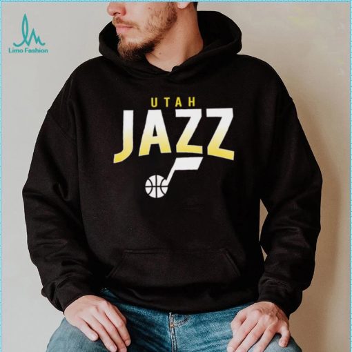 New Era Utah Jazz Black Logo Shirt