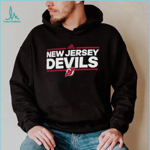 New Jersey Devils adidas Black Dassler climalite Performance T Shirt
