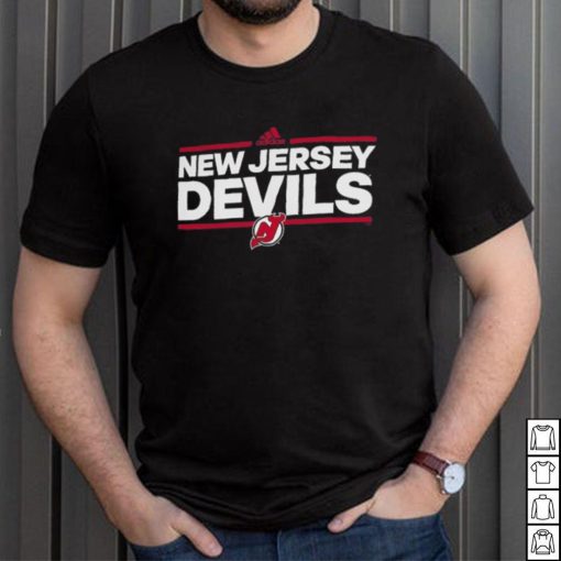 New Jersey Devils adidas Black Dassler climalite Performance T Shirt