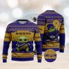 New York Giants Snowflakes Pattern Ugly Christmas Sweaters