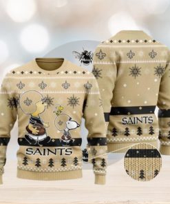 New Orleans Saints Charlie Brown Peanuts Snoopy Ugly Christmas Sweaters