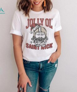 New Orleans Saints Christmas Jolly Ol Saint Nick shirt