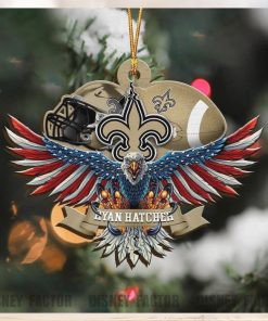 New Orleans Saints Decorations, Eagles Christmas Ornaments