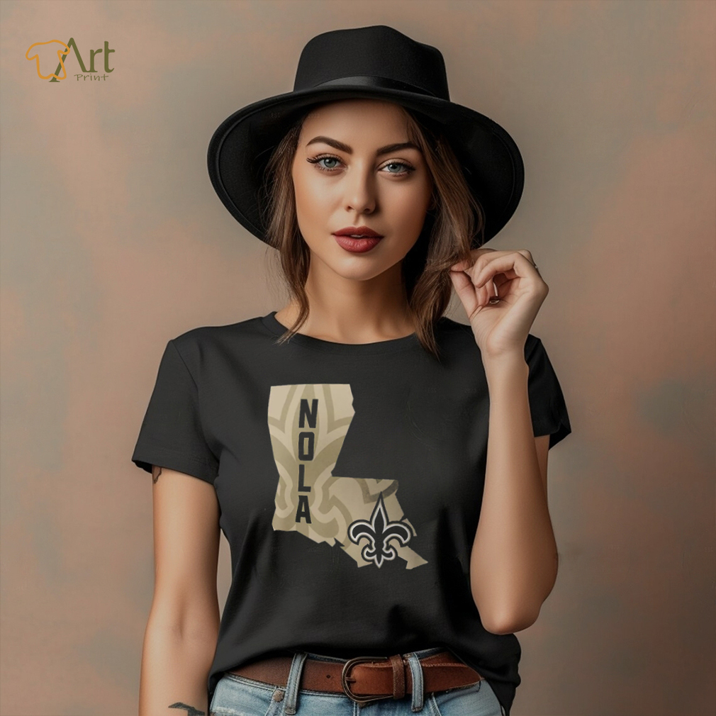 New Orleans Saints Local Black T Shirt New Orleans Saints Local Black T Shirt