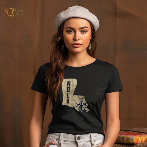New Orleans Saints Local Black T Shirt