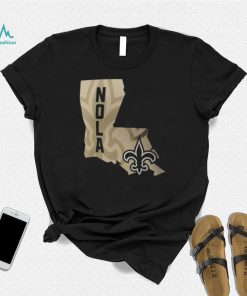 New Orleans Saints Local Black T Shirt