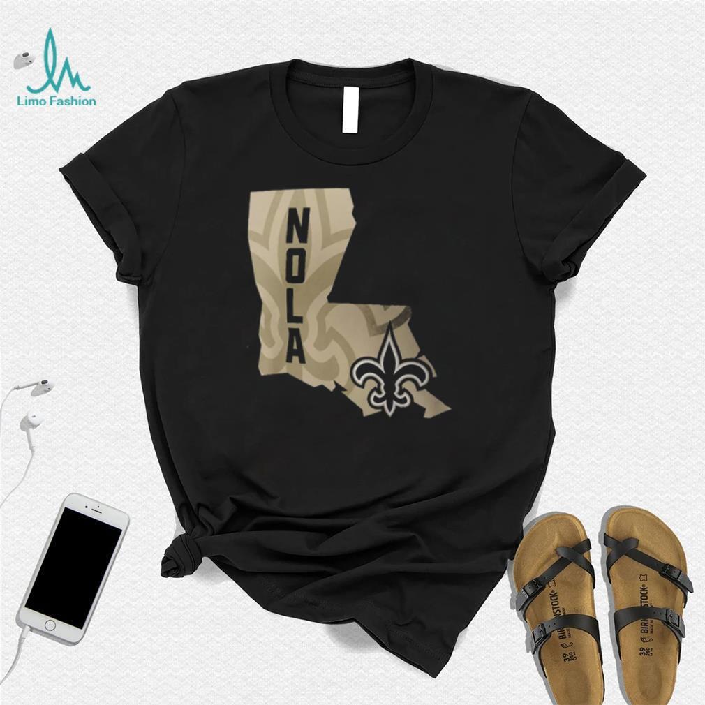 New Orleans Saints Local Black T Shirt New Orleans Saints Local Black T Shirt