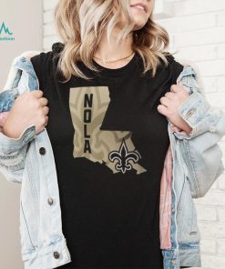 New Orleans Saints Local Black T Shirt