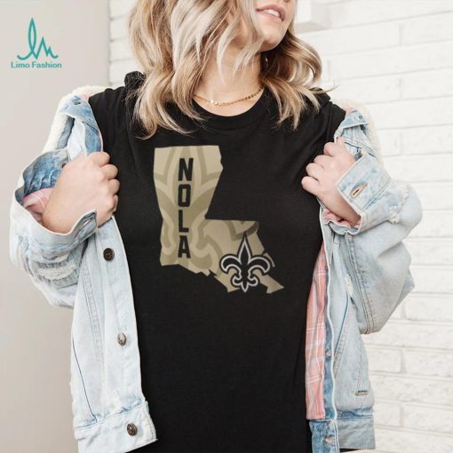 New Orleans Saints Local Black T Shirt