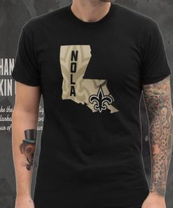 New Orleans Saints Local Black T Shirt