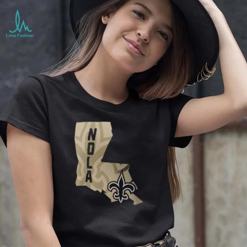 New Orleans Saints Local Black T Shirt