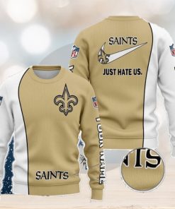 New Orleans Saints NFL Just Hate Us Personalized For Fans Sweater New