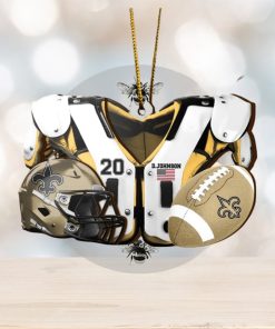 New Orleans Saints NFL Sport Ornament Custom Your Name And Number