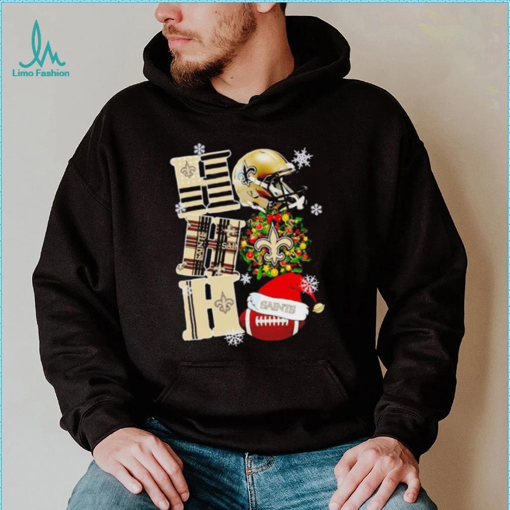 New Orleans Saints NFL ho ho ho Christmas shirt New Orleans Saints NFL ho ho ho Christmas shirt