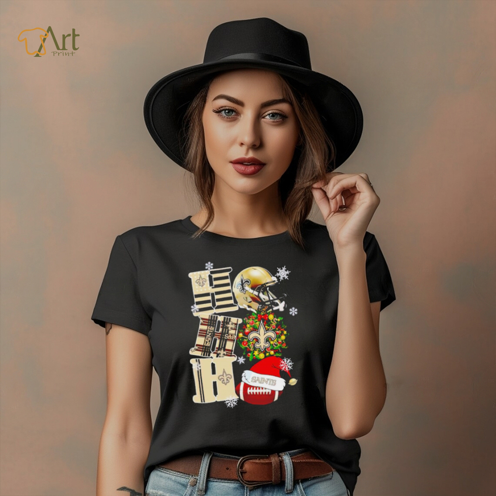 New Orleans Saints NFL ho ho ho Christmas shirt New Orleans Saints NFL ho ho ho Christmas shirt