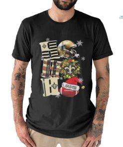 New Orleans Saints Nfl Ho Ho Ho Christmas T shirt
