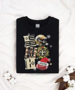 New Orleans Saints Nfl Ho Ho Ho Christmas T shirt