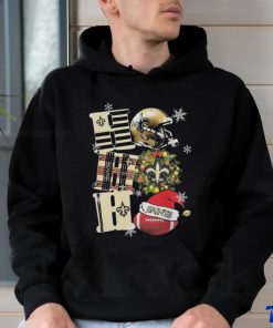 New Orleans Saints Nfl Ho Ho Ho Christmas T shirt