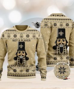 New Orleans Saints Not A Player I Just Crush Alot Ugly Christmas Sweaters