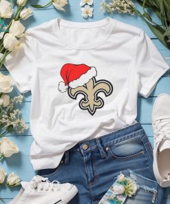 New Orleans Saints Santa Logo Christmas Holiday Shirt