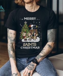 New Orleans Saints Snoopy Family Christmas Shirt