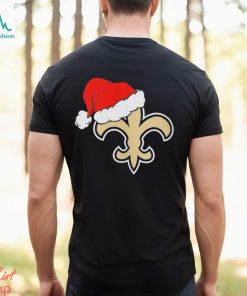 New Orleans Saints logo Santa Hat Christmas 2023 Shirt