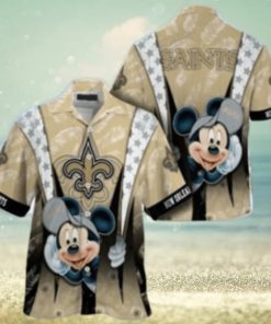 New Orleans Saints nfl mickey mouse Hawaiian Shirt custom for fan