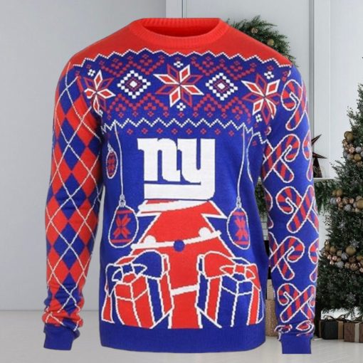 New York Giants Big Gift Parttern Ugly Christmas Sweaters