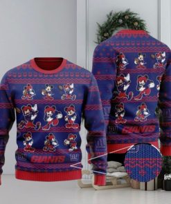 New York Giants Multi Mickey Mouse Ugly Christmas Sweaters