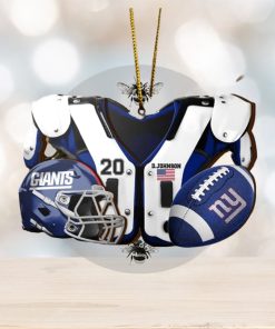 New York Giants NFL Sport Ornament Custom Your Name And Number