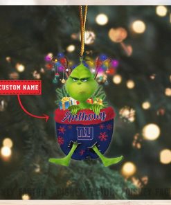 New York Giants Ornaments, Grinch Christmas Ornament, Nfl Football Christmas