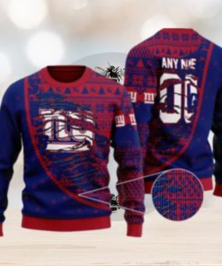 New York Giants Woolen Christmas Ugly Sweater 3D Christmas Gifts For Fans