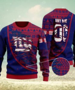 New York Giants Woolen Christmas Ugly Sweater 3D Christmas Gifts For Fans