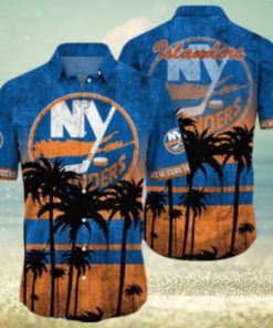 New York Islanders NHL Logo Coconut Tropical Hawaiian Shirt Beach Gift For Fans