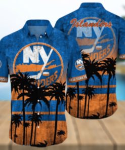 New York Islanders NHL Logo Coconut Tropical Hawaiian Shirt Beach Gift For Fans