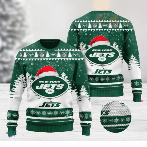 New York Jets 3D Ugly Christmas Sweater