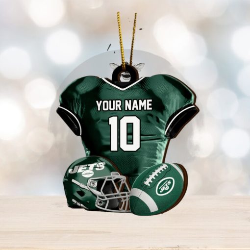 New York Jets NFL Sport Ornament Custom Name And Number