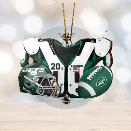 New York Jets NFL Sport Ornament Custom Your Name And Number