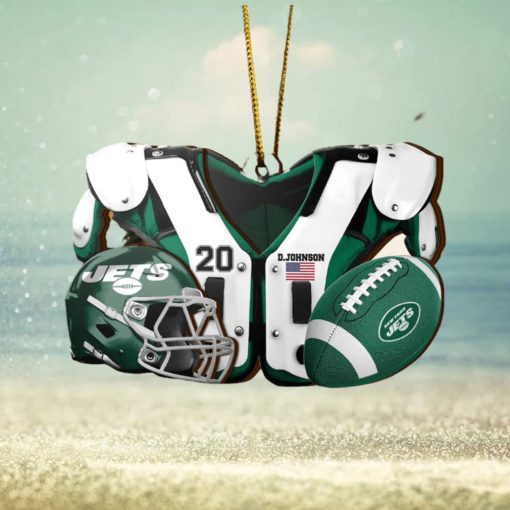 New York Jets NFL Sport Ornament Custom Your Name And Number