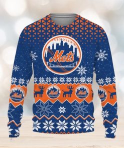 New York Mets Sports Football American Ugly Christmas Sweater AOP Gift Holidays