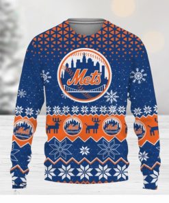 New York Mets Sports Football American Ugly Christmas Sweater AOP Gift Holidays