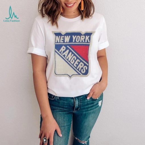 New York Rangers Red Jacket Heathered Hillwood T Shirt