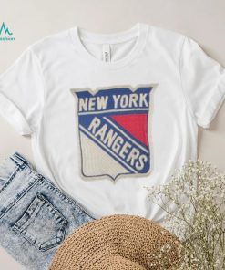 New York Rangers Red Jacket Heathered Hillwood T Shirt
